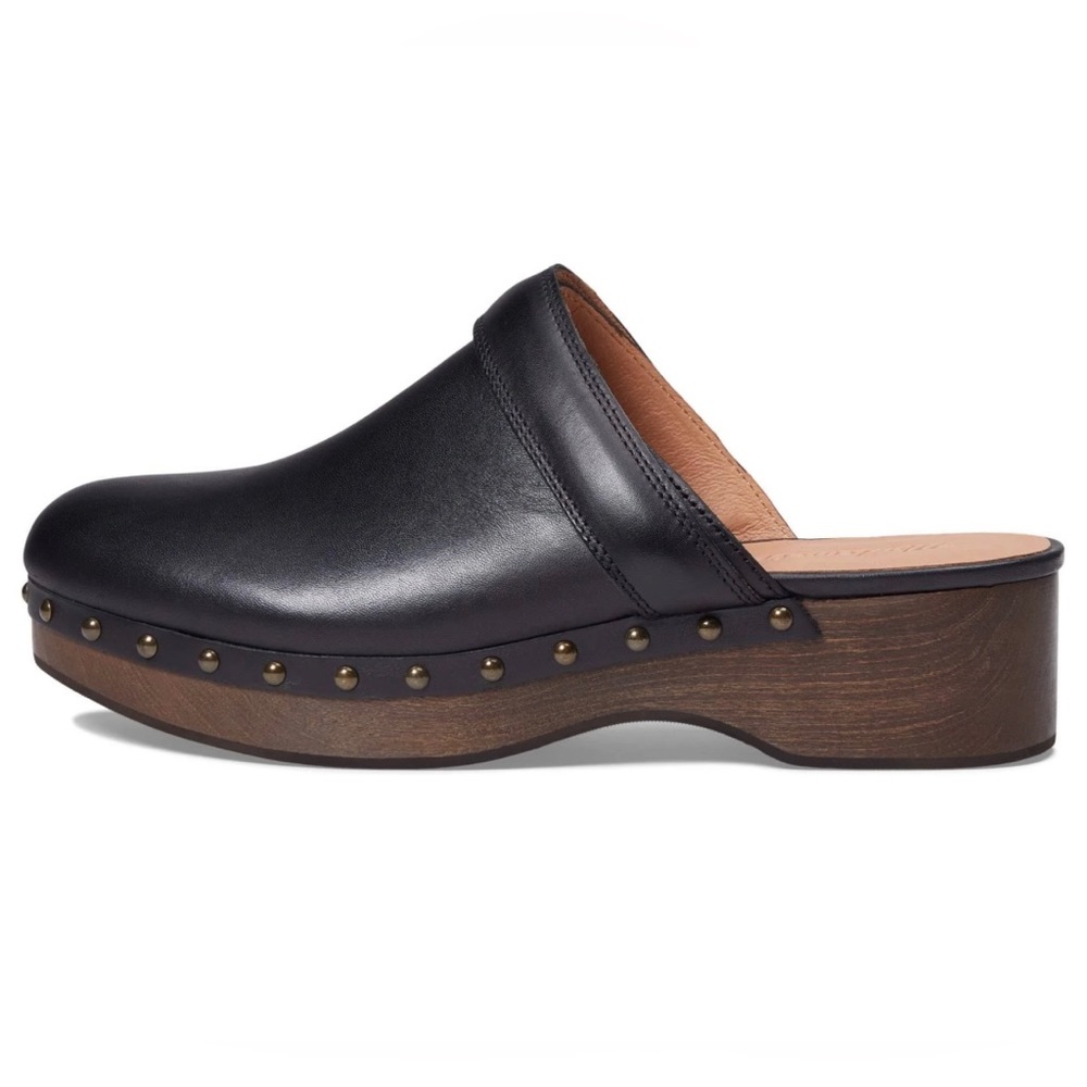 Madewell the Cecily Clog in Oiled Leather size 8.5